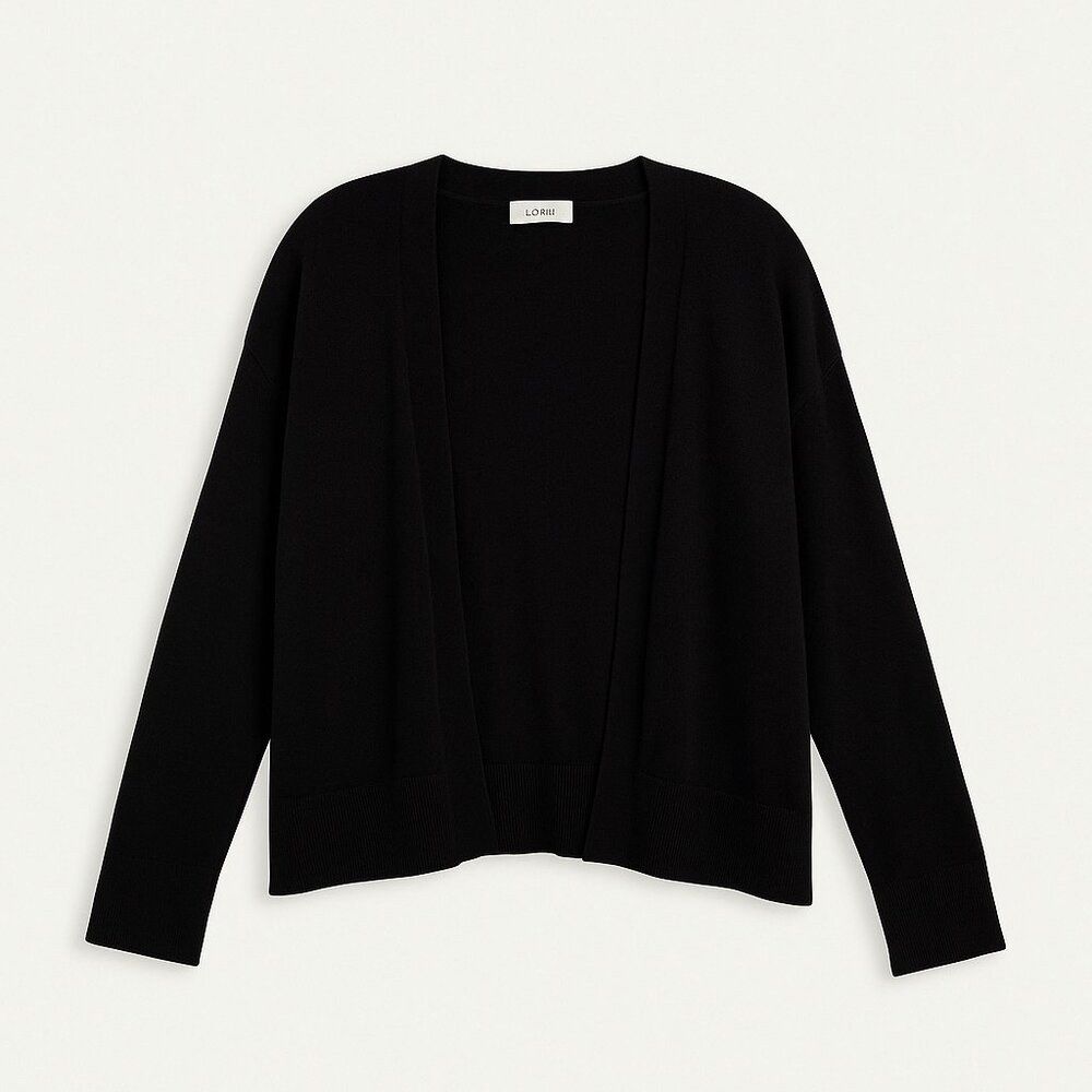 chic loft black cardigan
